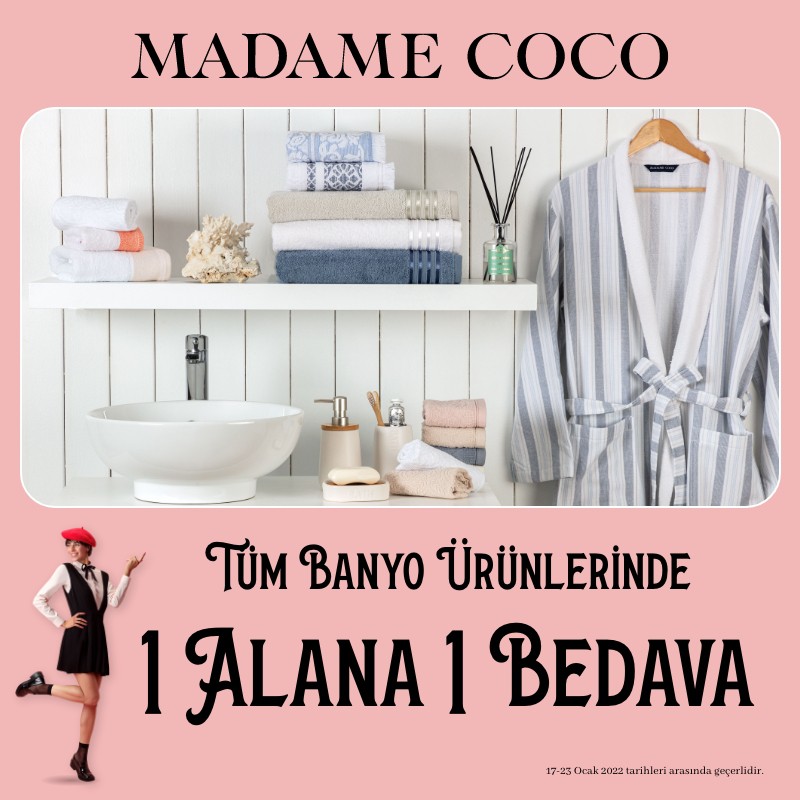 Madame Coco Tüm Banyo Ürünlerinde 1 Alana 1 Bedava