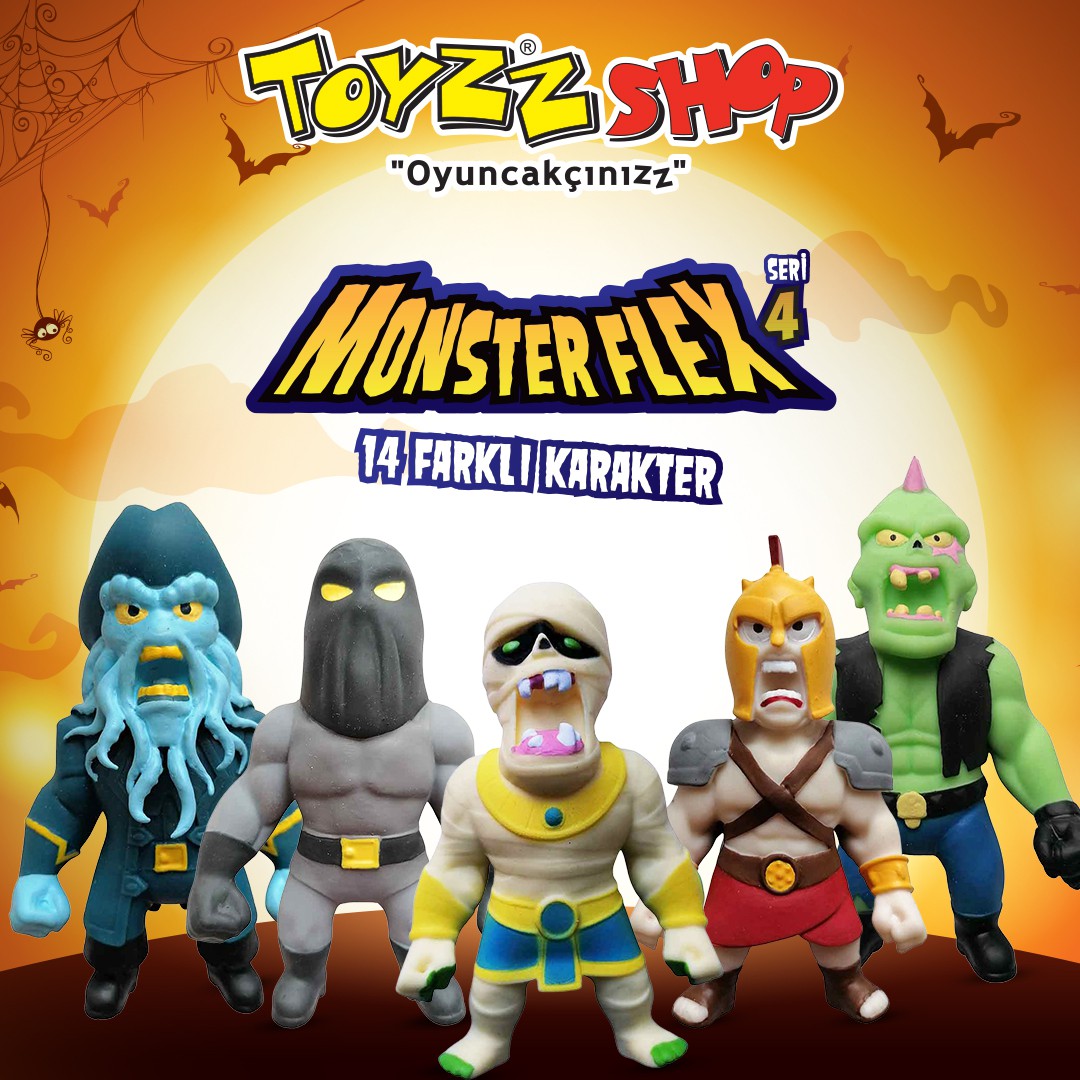 Monster Flex Seri 4 Yepyeni Karakterleriyle Şimdi Toyzz Shop’ta!