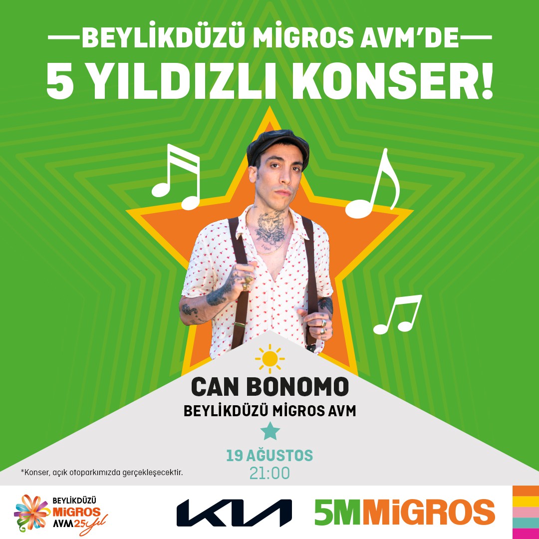 BEYLİKDÜZÜ MİGROS AVM'DE 5 YILDIZLI KONSER! 