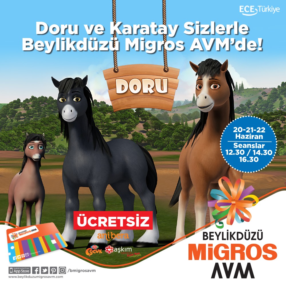 Doru ve Karatay Beylikdüzü Migros AVM'de!