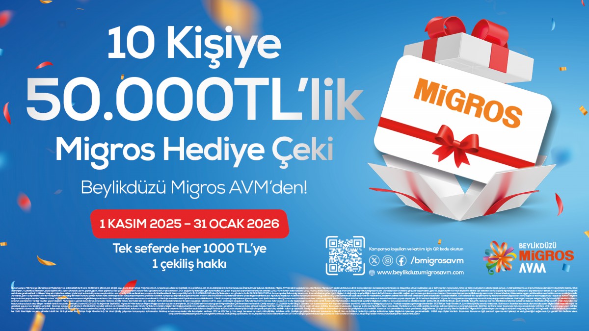 Beylikdüzü Migros AVM Çekiliş Katılım Koşulları