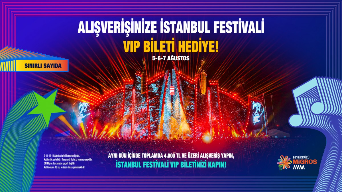 5-6-7 AĞUSTOS&nbsp;İSTANBUL FESTİVALİ KONSER BİLET HEDİYESİ KAMPANYASI KATILIM KOŞULLARI&nbsp;&nbsp;&nbsp;&nbsp;&nbsp;